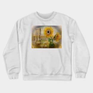 Sunflowers "Toward the Sunshine" Crewneck Sweatshirt